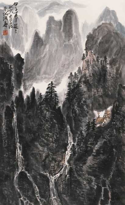黄润华 1984年作 山水 立轴